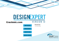 Design Expert 13.0.5.0 Crack + Serial Number [2D&3D] Download