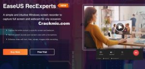 EaseUS RecExperts 2.9.5 Crack + License key (2022) Free Download