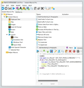 The easy-to-use software Macro Commander Pro+ provides users with ample power to automate their computer tasks for time savings.